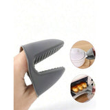 Darrahopens Home & Garden > Kitchenware > Oven Mitts & Pot Holders 2-piece set of silicone heat-resistant gloves - kitchen microwave and oven gloves (gray) In Australia - Darrahopens