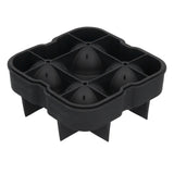 Darrahopens Home & Garden > Kitchenware > Oven Mitts & Pot Holders 4 Grids Ice Ball Mold Reusable Food Grade Silicone Ice Ball Maker Tray Home Kitchen Utensils Black In Australia - Darrahopens