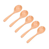 Darrahopens Home & Garden > Kitchenware > Oven Mitts & Pot Holders 5pcs Wood Spoons Long Handle Wooden Ladle for Mixing Stirring Cooking Utensil ToolLog Color In Australia - Darrahopens