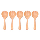 Darrahopens Home & Garden > Kitchenware > Oven Mitts & Pot Holders 5pcs Wood Spoons Long Handle Wooden Ladle for Mixing Stirring Cooking Utensil ToolLog Color In Australia - Darrahopens