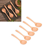 Darrahopens Home & Garden > Kitchenware > Oven Mitts & Pot Holders 5pcs Wood Spoons Long Handle Wooden Ladle for Mixing Stirring Cooking Utensil ToolLog Color In Australia - Darrahopens