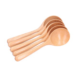 Darrahopens Home & Garden > Kitchenware > Oven Mitts & Pot Holders 5pcs Wood Spoons Long Handle Wooden Ladle for Mixing Stirring Cooking Utensil ToolLog Color In Australia - Darrahopens