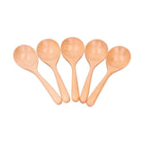 Darrahopens Home & Garden > Kitchenware > Oven Mitts & Pot Holders 5pcs Wood Spoons Long Handle Wooden Ladle for Mixing Stirring Cooking Utensil ToolLog Color In Australia - Darrahopens