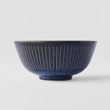 Darrahopens Home & Garden > Kitchenware > Oven Mitts & Pot Holders Bowl 16cm Ridged Indigo Glaze