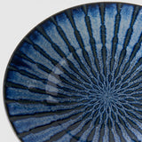Darrahopens Home & Garden > Kitchenware > Oven Mitts & Pot Holders Bowl 24cm Indigo Drip Glaze