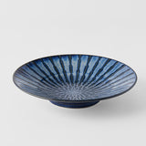 Darrahopens Home & Garden > Kitchenware > Oven Mitts & Pot Holders Bowl 24cm Indigo Drip Glaze