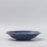 Darrahopens Home & Garden > Kitchenware > Oven Mitts & Pot Holders Bowl 25cm Ridged Indigo Glaze
