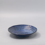 Darrahopens Home & Garden > Kitchenware > Oven Mitts & Pot Holders Bowl 25cm Ridged Indigo Glaze