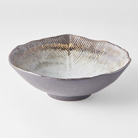 Darrahopens Home & Garden > Kitchenware > Oven Mitts & Pot Holders Bowl Irregular 22cm Akane Grey Glaze