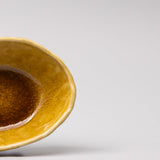 Darrahopens Home & Garden > Kitchenware > Oven Mitts & Pot Holders Bowl Oval 13cm Amane Amber Glaze