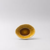 Darrahopens Home & Garden > Kitchenware > Oven Mitts & Pot Holders Bowl Oval 13cm Amane Amber Glaze