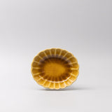 Darrahopens Home & Garden > Kitchenware > Oven Mitts & Pot Holders Bowl Oval 16cm Amane Amber Glaze