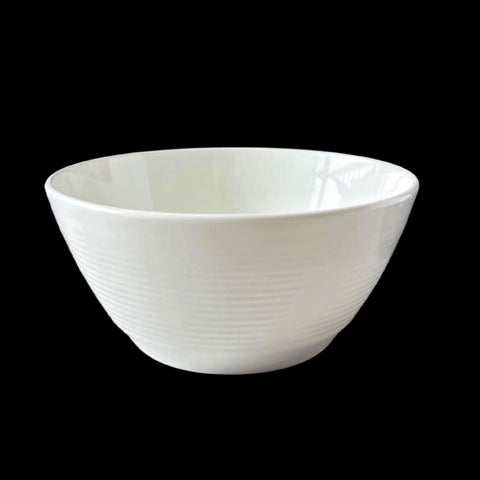 Darrahopens Home & Garden > Kitchenware > Oven Mitts & Pot Holders bulk 12 White Fine Bone China Embossed Bowl 21x9cm