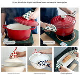 Darrahopens Home & Garden > Kitchenware > Oven Mitts & Pot Holders Gloves - Insulated gloves - burn gloves - microwave - oven - kitchen pot lid - frying pan lid - Thickened heat-insulating gloves - 6 pieces