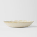 Darrahopens Home & Garden > Kitchenware > Oven Mitts & Pot Holders Plate High Rim 21.8cm Ivory Rinka Glaze