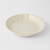 Darrahopens Home & Garden > Kitchenware > Oven Mitts & Pot Holders Plate High Rim 21.8cm Ivory Rinka Glaze