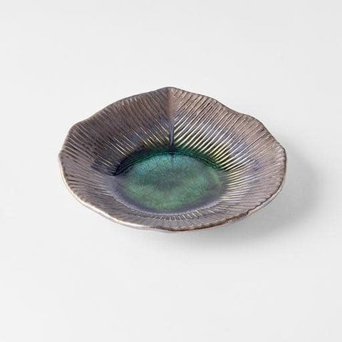 Darrahopens Home & Garden > Kitchenware > Oven Mitts & Pot Holders Plate Leaf Shape 16cm Midori Green Glaze
