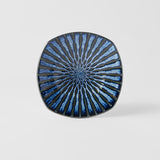 Darrahopens Home & Garden > Kitchenware > Oven Mitts & Pot Holders Plate Square 18cm Indigo Drip Glaze