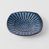 Darrahopens Home & Garden > Kitchenware > Oven Mitts & Pot Holders Plate Square 18cm Indigo Drip Glaze