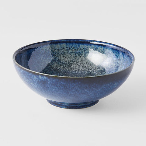 Darrahopens Home & Garden > Kitchenware > Oven Mitts & Pot Holders Ramen Bowl 21.5cm Kanso Indigo Blue Glaze