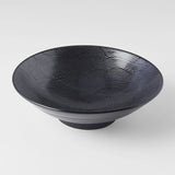 Darrahopens Home & Garden > Kitchenware > Oven Mitts & Pot Holders Ramen Bowl 24.5cm Black Wave Glaze