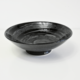 Darrahopens Home & Garden > Kitchenware > Oven Mitts & Pot Holders Ramen Bowl 24.5cm Gunmetal Swirl Glaze
