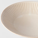 Darrahopens Home & Garden > Kitchenware > Oven Mitts & Pot Holders Ramen Bowl 25cm Ridged Alabaster Glaze