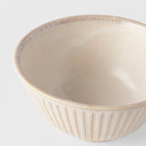 Darrahopens Home & Garden > Kitchenware > Oven Mitts & Pot Holders Rice Bowl 12cm Ridged Alabaster Glaze