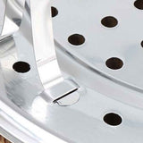 Darrahopens Home & Garden > Kitchenware > Oven Mitts & Pot Holders Steaming Rack with Removable Leg Stainless Steel Steam Tray Stand Cooking Bread Rack Kitchen Tool 22cm In Australia - Darrahopens