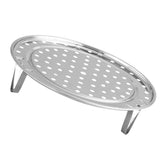 Darrahopens Home & Garden > Kitchenware > Oven Mitts & Pot Holders Steaming Rack with Removable Leg Stainless Steel Steam Tray Stand Cooking Bread Rack Kitchen Tool 22cm In Australia - Darrahopens