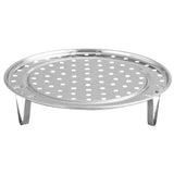 Darrahopens Home & Garden > Kitchenware > Oven Mitts & Pot Holders Steaming Rack with Removable Leg Stainless Steel Steam Tray Stand Cooking Bread Rack Kitchen Tool 22cm In Australia - Darrahopens