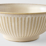 Darrahopens Home & Garden > Kitchenware > Oven Mitts & Pot Holders Udon Bowl 18cm Ridged Alabaster Glaze