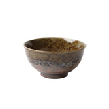 Darrahopens Home & Garden > Kitchenware > Oven Mitts & Pot Holders Udon Bowl Fluted 17cm Chestnut Glaze