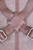 Darrahopens Home & Garden > Kitchenware Pierre Cardin Professional Leather Apron Butcher Woodwork Hairdressing Barber Chef - Brown