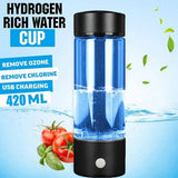 Darrahopens Home & Garden > Kitchenware Random Color 420ml Portable Hydrogen Rich Water Bottle Rich Hydrogen Water Generator USB AU