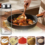 Darrahopens Home & Garden > Kitchenware > Salt & Pepper Shakers 2 Pack Large Salt and Pepper Shakers, Glass Salt and Pepper Shakers with Adjustable Pour Holes, Salt and Pepper Dispensers with Stainless Steel In Australia - Darrahopens