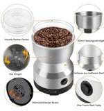Darrahopens Home & Garden > Kitchenware > Salt & Pepper Shakers Electric Coffee Grinder - Stainless Steel Portable Spice Grinder for Coffee Beans