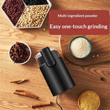 Darrahopens Home & Garden > Kitchenware > Salt & Pepper Shakers Fast Electric Coffee Grinder for Home Use, Easy to Use Coffee Bean and Spice Grinder with Heavy-Duty Stainless Steel Grind Blades