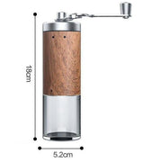 Darrahopens Home & Garden > Kitchenware > Salt & Pepper Shakers Manual Coffee Grinder - Burr Hand Mill, Portable Grinder for Travel and Camping