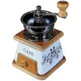 Darrahopens Home & Garden > Kitchenware > Salt & Pepper Shakers Manual Coffee Grinder - Compact Ceramic Hand Mill for Household Use