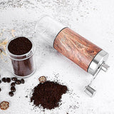 Darrahopens Home & Garden > Kitchenware > Salt & Pepper Shakers Manual Coffee Grinder - Conical Burr, Stainless Steel Hand Crank Coffee Mill