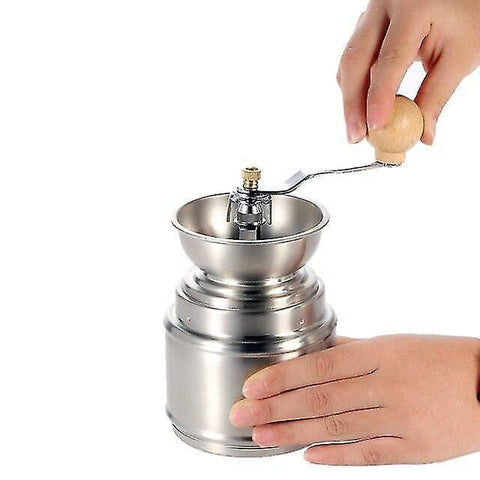 Darrahopens Home & Garden > Kitchenware > Salt & Pepper Shakers Manual Coffee Grinder - Durable Stainless Burr Mill for Coffee & Spices