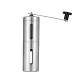 Darrahopens Home & Garden > Kitchenware > Salt & Pepper Shakers Manual Coffee Grinder - From Extra Course to Ultra Fine Grind, High Grade Conical Ceramic Burr Mill, Brushed Stainless Steel