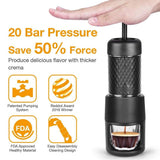 Darrahopens Home & Garden > Kitchenware > Salt & Pepper Shakers Manual Coffee Grinder - Hand Capsule Coffee Maker & Seasoning Grinder Combo Tool