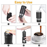 Darrahopens Home & Garden > Kitchenware > Salt & Pepper Shakers Manual Coffee Grinder - Hand Capsule Coffee Maker & Seasoning Grinder Combo Tool