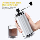 Darrahopens Home & Garden > Kitchenware > Salt & Pepper Shakers Manual Coffee Grinder - Hand Coffee Mill Bean Grinder for Drip & French Press