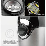 Darrahopens Home & Garden > Kitchenware > Salt & Pepper Shakers Mini Electric Coffee Grinder - Stainless Steel Grinder for Salt, Pepper, and Spices