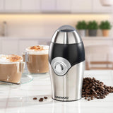 Darrahopens Home & Garden > Kitchenware > Salt & Pepper Shakers Mini Electric Coffee Grinder - Stainless Steel Grinder for Salt, Pepper, and Spices