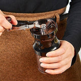 Darrahopens Home & Garden > Kitchenware > Salt & Pepper Shakers Mini Manual Coffee Grinder - Acrylic Hand Grinder with Adjustable Ceramic Burr
