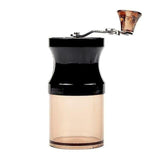 Darrahopens Home & Garden > Kitchenware > Salt & Pepper Shakers Mini Manual Coffee Grinder - Acrylic Hand Grinder with Adjustable Ceramic Burr